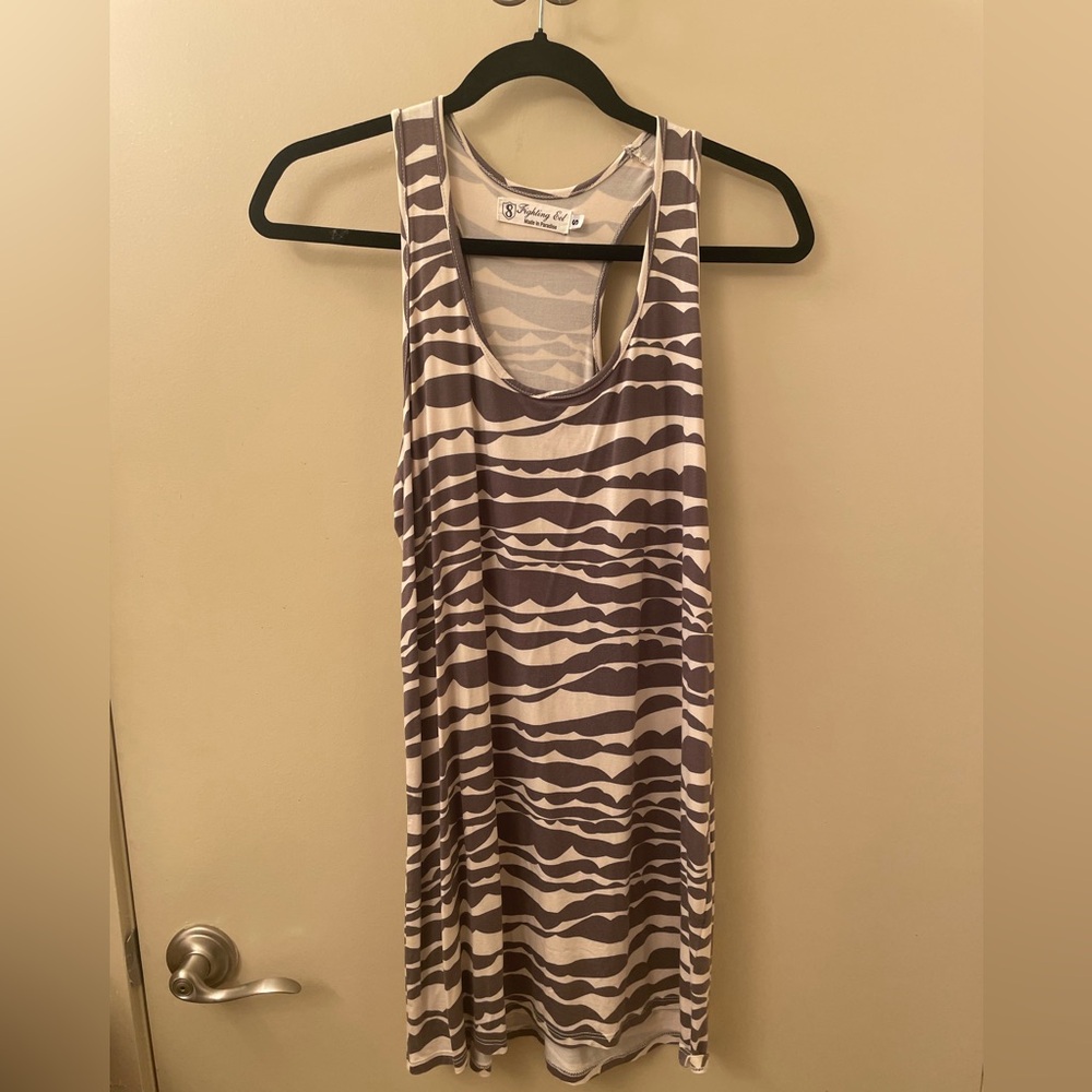 Fighting Eel Cloud Wave Tank Dress Size S